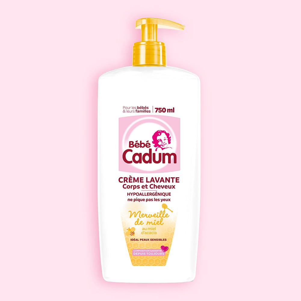 Bébé Cadum Soap Free Gel for Body and Hair 750ML